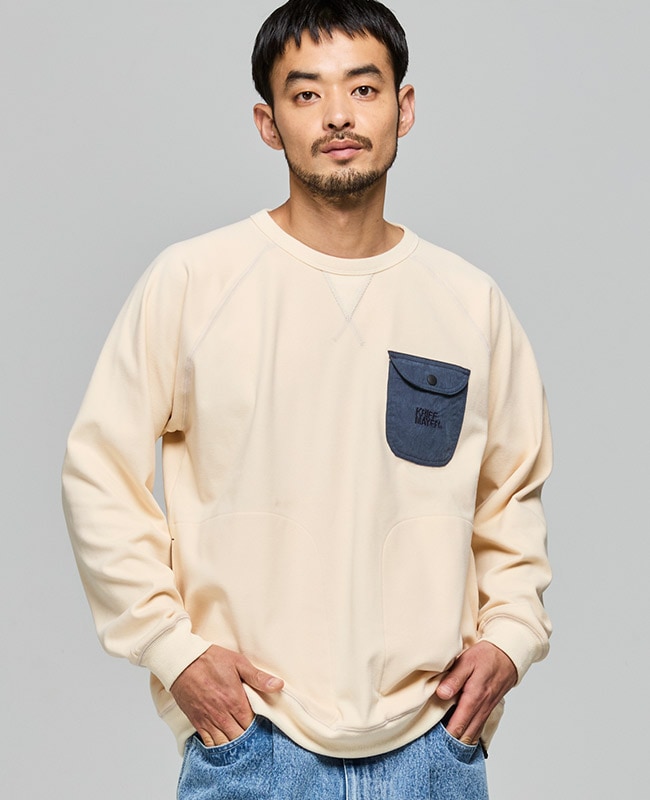 クリフメイヤー[公式] もちのびドロストスウェットT MENS 2615604