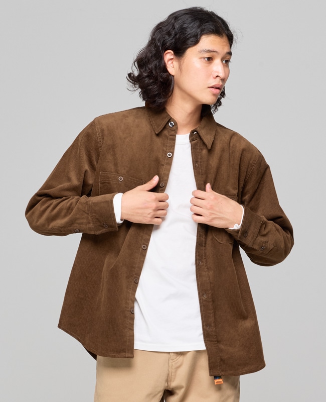 クリフメイヤー[公式] コーデュロイワークシャツ MENS 2625113