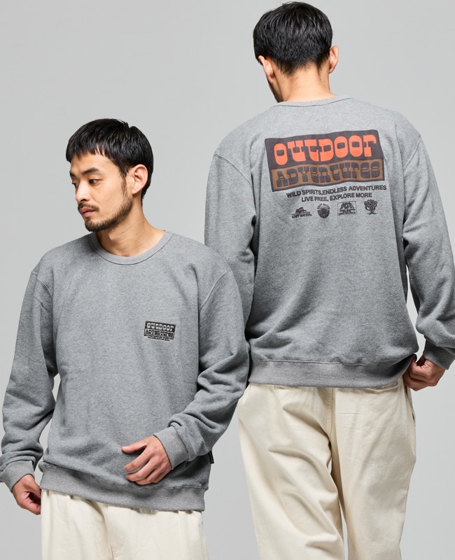 クリフメイヤー[公式] ざっくり裏毛クルー MENS 2617802