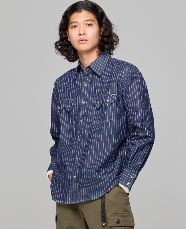 クリフメイヤー[公式] ウエスタンデニムシャツ MENS 2625110