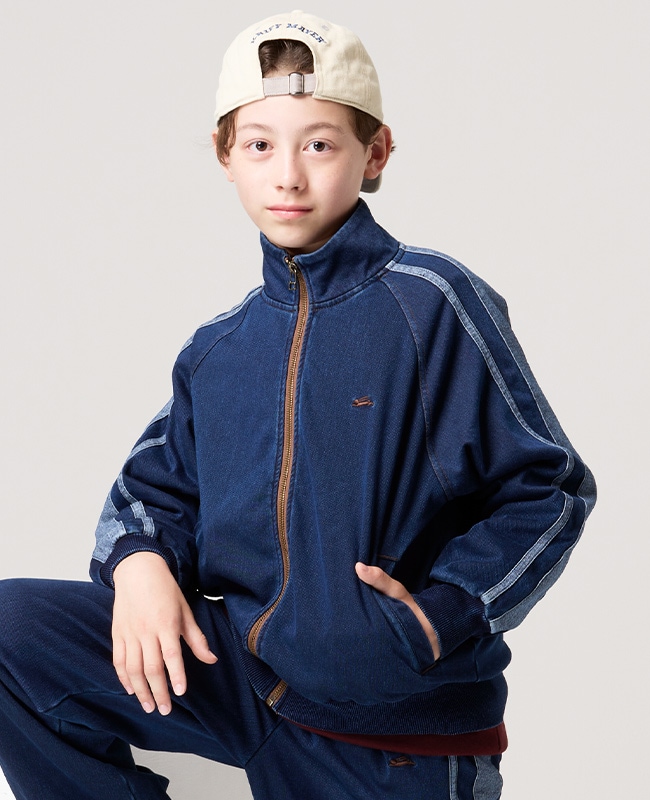 クリフメイヤー[公式] 裏起毛カットデニムジャケット KIDS J2617103
