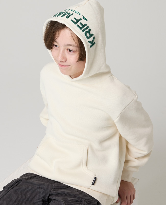 クリフメイヤー[公式] サガラ刺繍裏起毛パーカー(フードロゴ) KIDS J2627825