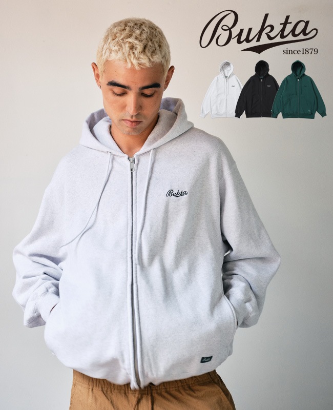 Bukta ヘビーOZ裏起毛スプリットラグランパーカー MENS BU2415804