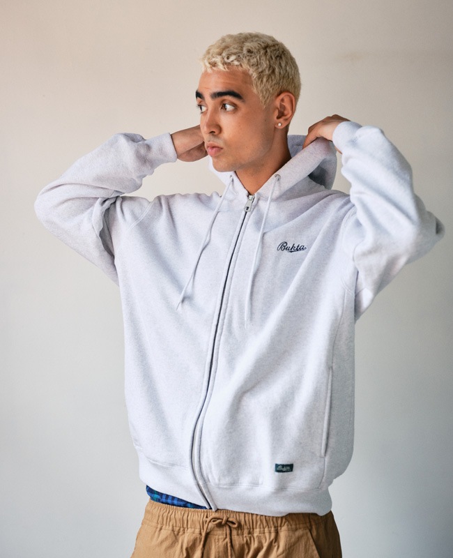 Bukta ヘビーOZ裏起毛スプリットラグランパーカー MENS BU2415804