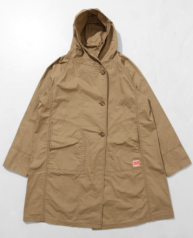 クリフメイヤー[公式] ライトツイルフードトレンチコート LADYS W2434007