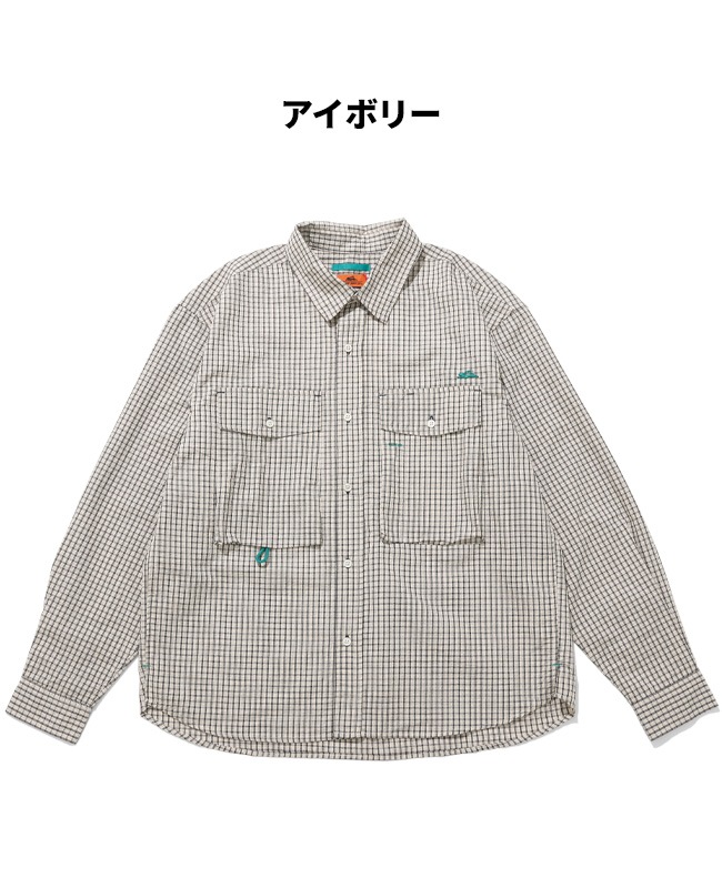 クリフメイヤー[公式] シアサッカーチェックドアシャツ MENS 2535103