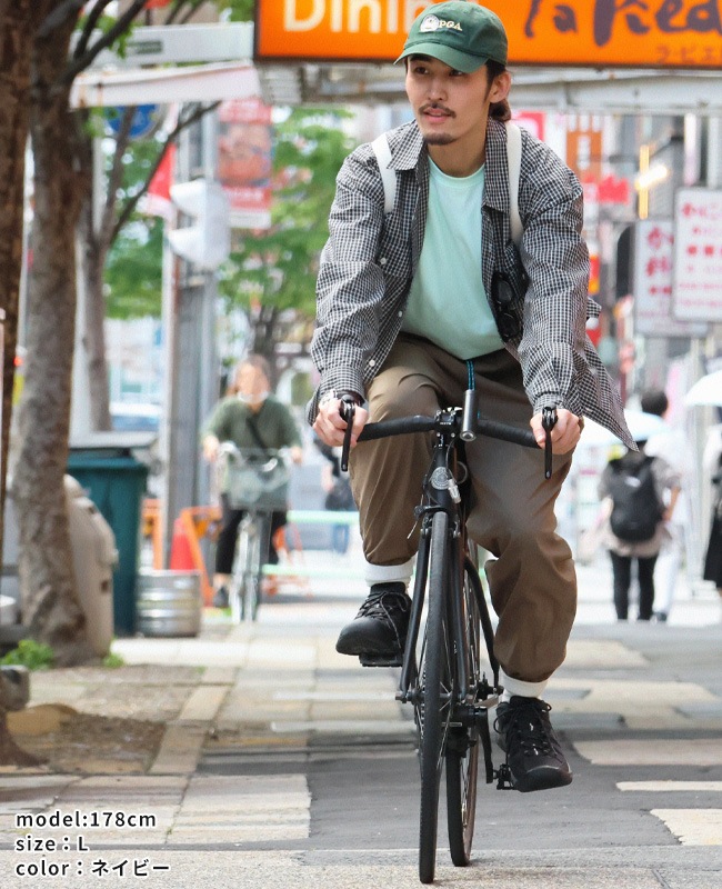 クリフメイヤー[公式] シアサッカーチェックドアシャツ MENS 2535103