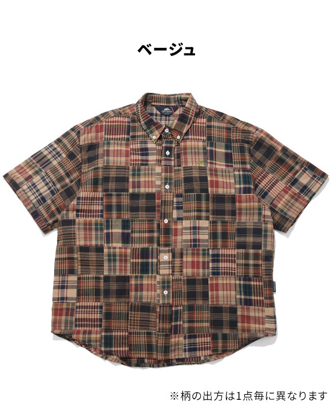 クリフメイヤー[公式] パッチワーク半袖シャツ MENS 2553100