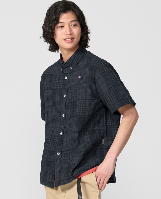 クリフメイヤー[公式] パッチワーク半袖シャツ MENS 2553100