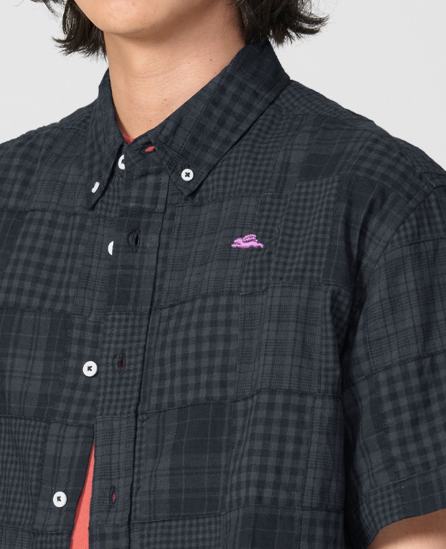 クリフメイヤー[公式] パッチワーク半袖シャツ MENS 2553100