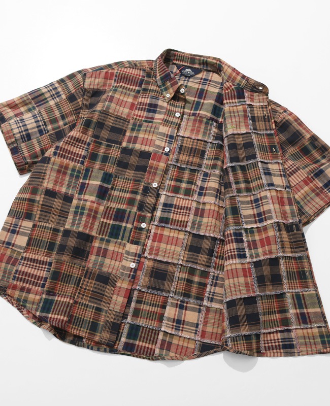 クリフメイヤー[公式] パッチワーク半袖シャツ MENS 2553100