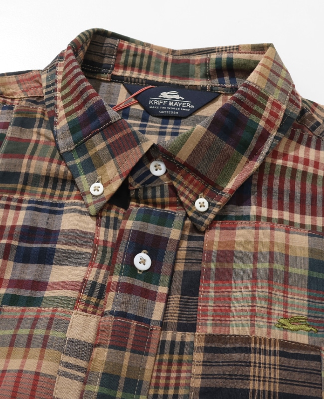 クリフメイヤー[公式] パッチワーク半袖シャツ MENS 2553100 | MENS