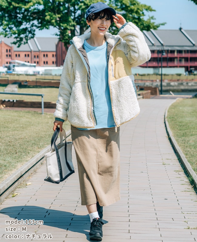 クリフメイヤー[公式] シャギーボアフードJK LADYS W2514407