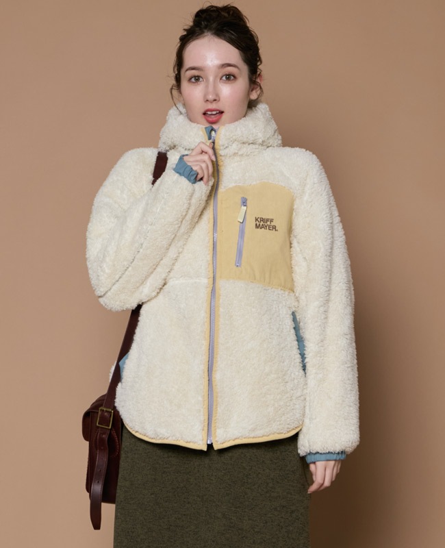 クリフメイヤー[公式] シャギーボアフードJK LADYS W2514407 | LADYS