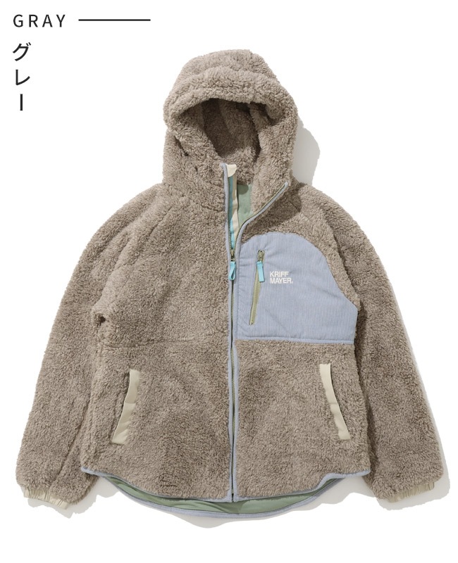 クリフメイヤー[公式] シャギーボアフードJK LADYS W2514407