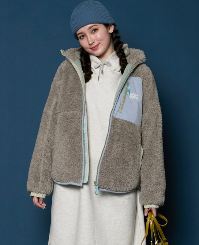 クリフメイヤー[公式] シャギーボアフードJK LADYS W2514407