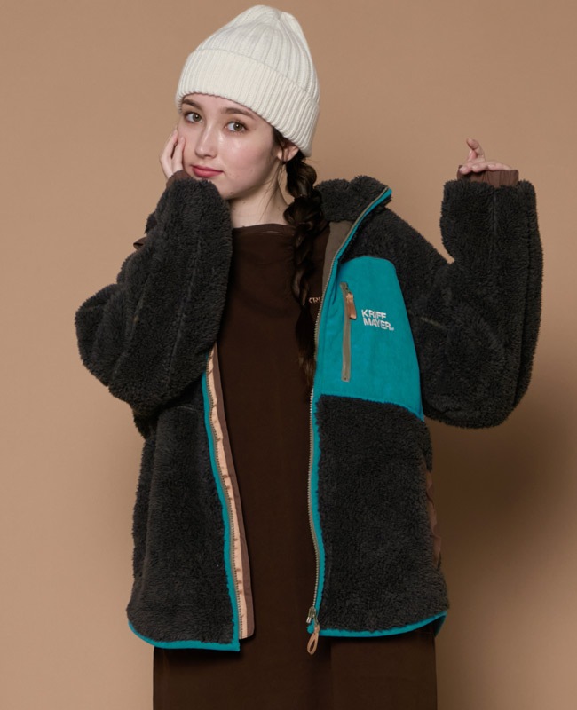 クリフメイヤー[公式] シャギーボアフードJK LADYS W2514407