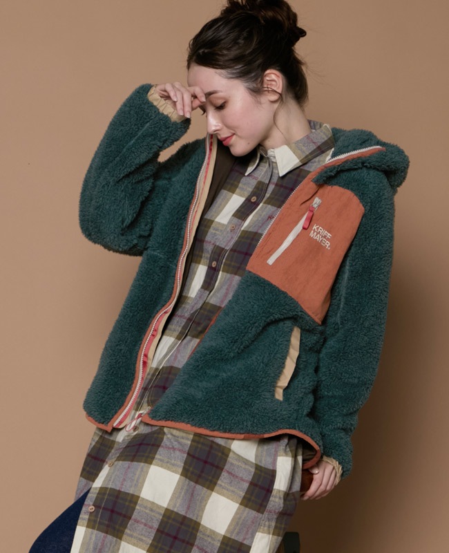 クリフメイヤー[公式] シャギーボアフードJK LADYS W2514407