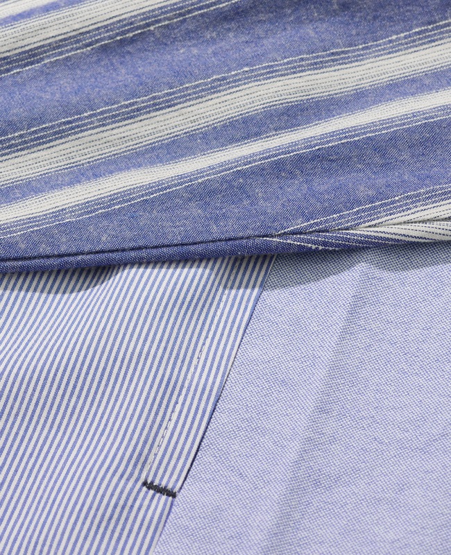 クリフメイヤー[公式] バンドカラー袖リブハッピーシャツ MENS 2537000