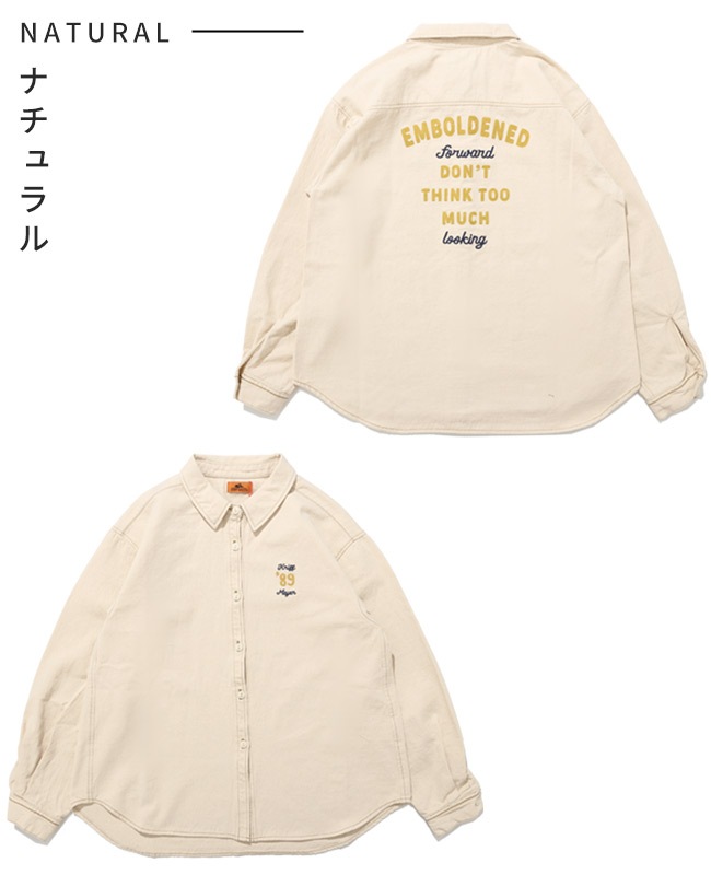 クリフメイヤー[公式] デニム刺繍シャツ LADYS W2514005