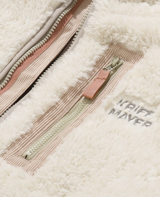 クリフメイヤー[公式] シャギーボアロングフードJK LADYS W2514409