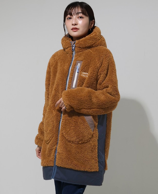 ごちそう産ページ クリフメイヤー[公式] シャギーボアロングフードJK LADYS W2514409