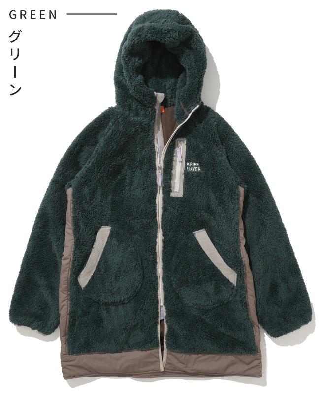 ごちそう産ページ クリフメイヤー[公式] シャギーボアロングフードJK LADYS W2514409