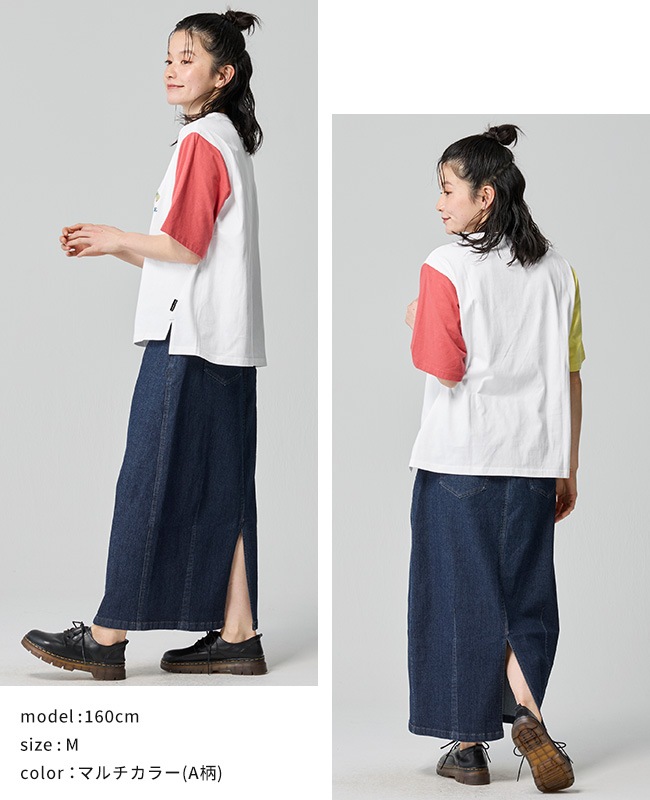 クリフメイヤー[公式] 柄ロゴ半袖Tシャツ LADYS W2546305