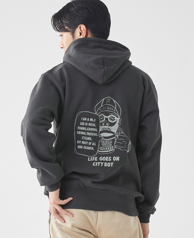 クリフメイヤー[公式] チルタイム裏起毛パーカー(コーヒー) MENS 2423108