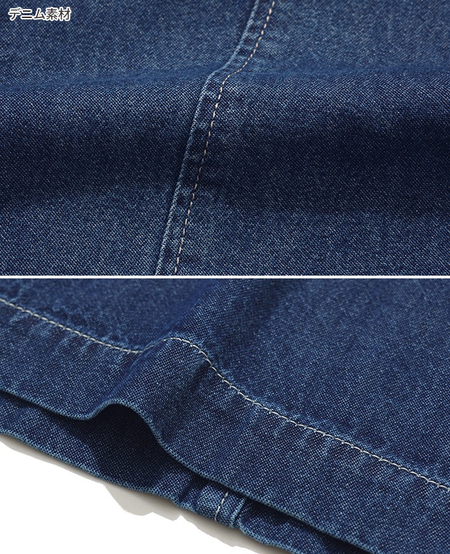 クリフメイヤー[公式] ノーカラーシャツワンピ LADYS W2434010