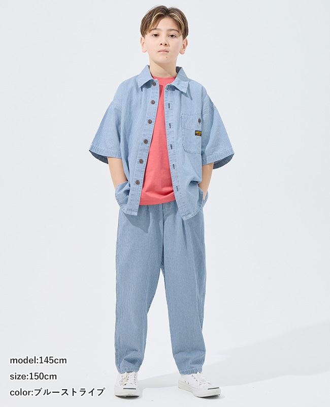 クリフメイヤー[公式] ワークステッチデニムシャツ KIDS J2545129