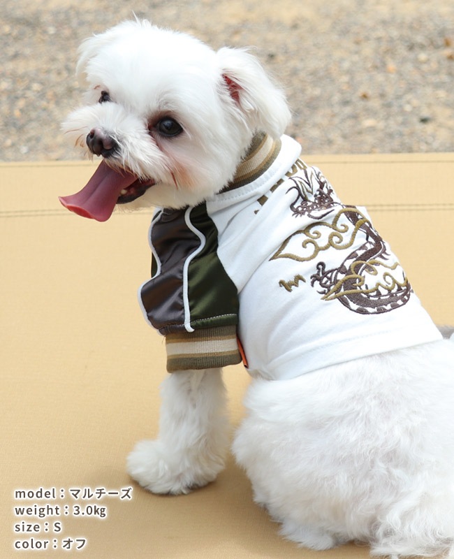 クリフメイヤー[公式] スーベニア刺繍スカT DOG D2447842