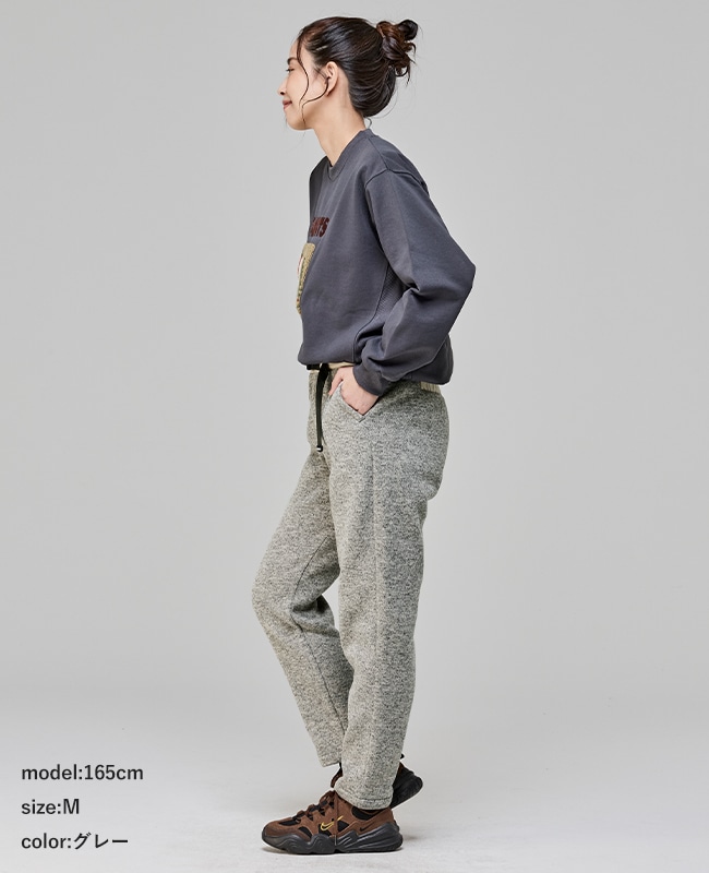 クリフメイヤー[公式] ニットフリーステーパードパンツ LADYS W2525125