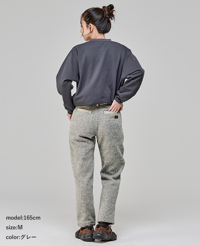 クリフメイヤー[公式] ニットフリーステーパードパンツ LADYS W2525125