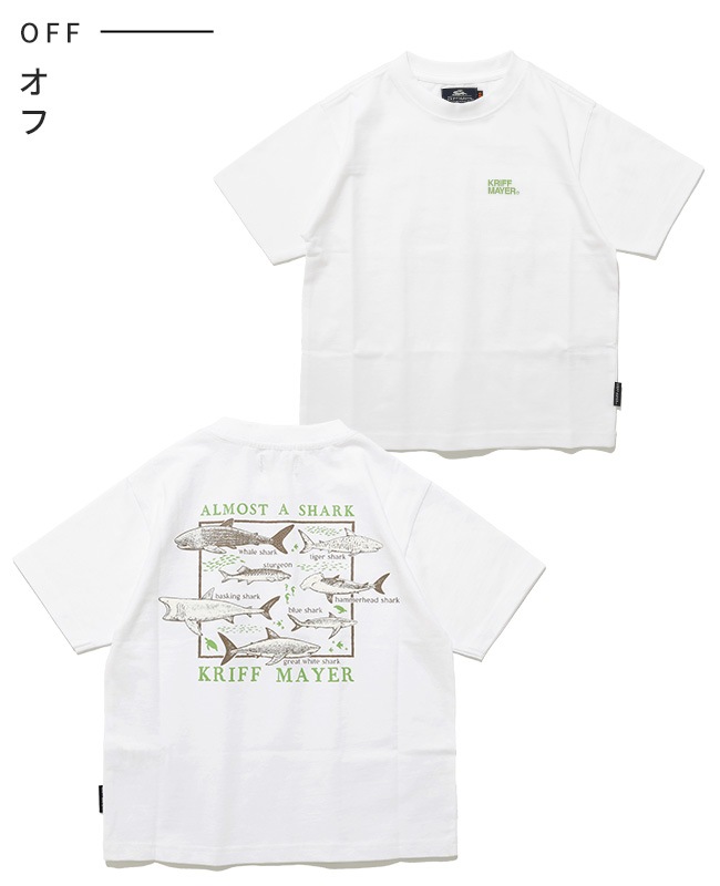 クリフメイヤー[公式] 楽LUCK-Tシャツ(ほぼサメ) KIDS J2546312