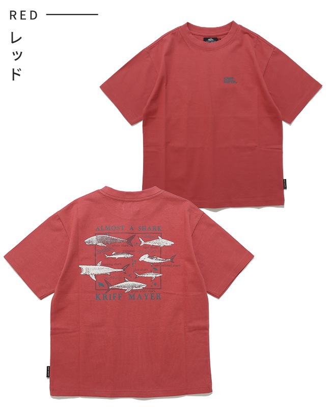 クリフメイヤー[公式] 楽LUCK-Tシャツ(ほぼサメ) KIDS J2546312