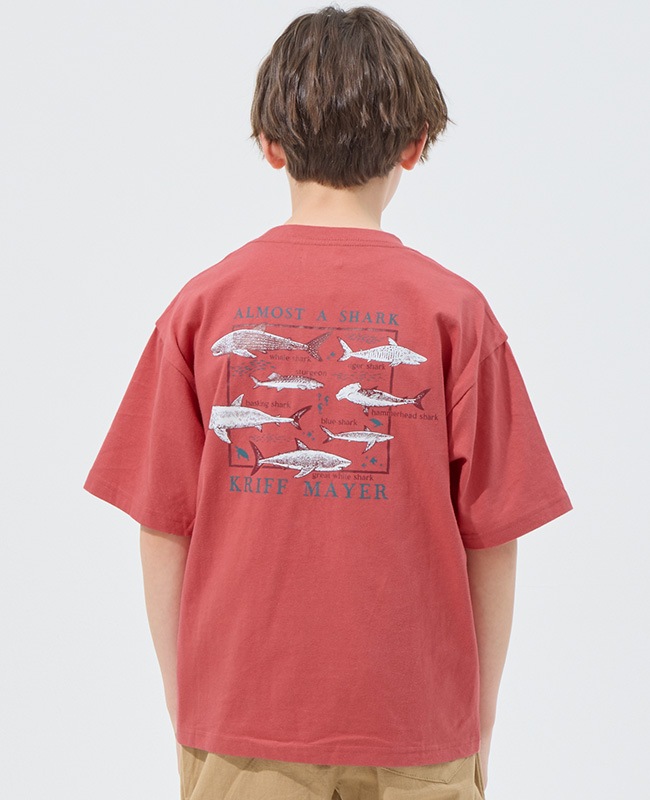 クリフメイヤー[公式] 楽LUCK-Tシャツ(ほぼサメ) KIDS J2546312