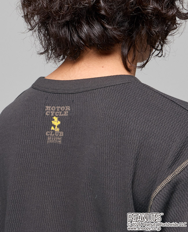 クリフメイヤー[公式] ハニカムサーマルスウェットT(スヌーピー) MENS 2627845