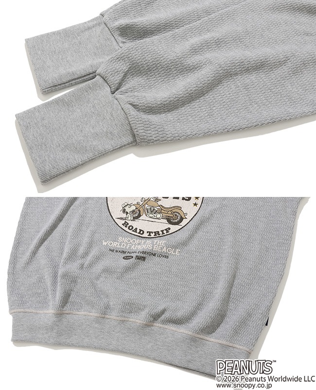 クリフメイヤー[公式] ハニカムサーマルスウェットT(スヌーピー) MENS 2627845