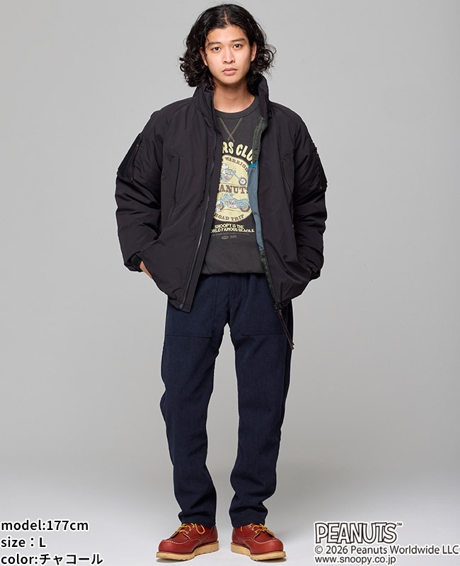 クリフメイヤー[公式] ハニカムサーマルスウェットT(スヌーピー) MENS 2627845
