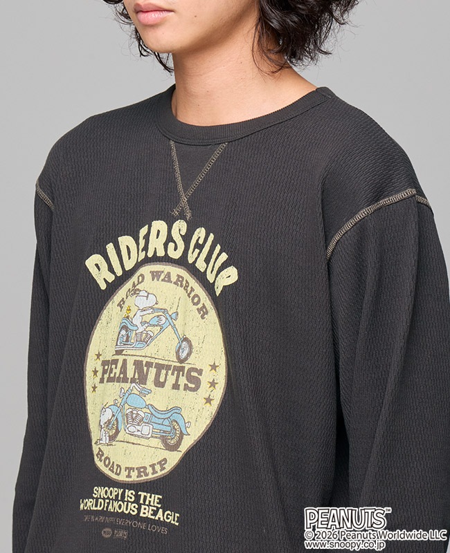 クリフメイヤー[公式] ハニカムサーマルスウェットT(スヌーピー) MENS 2627845