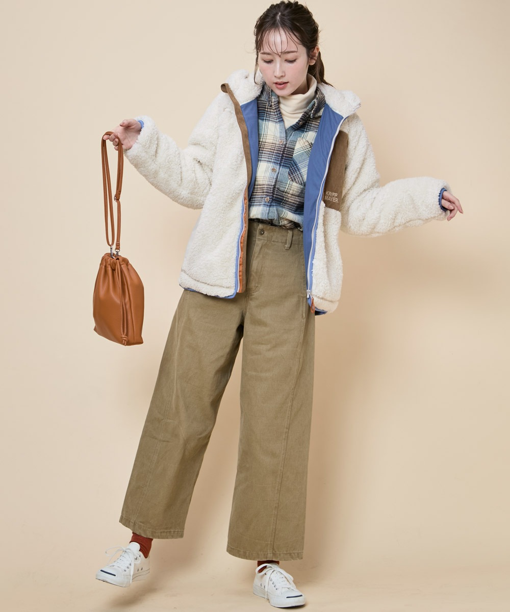 【予約販売※10月中旬以降お届け】クリフメイヤー[公式] シャギーボアフードJK LADYS W2614404