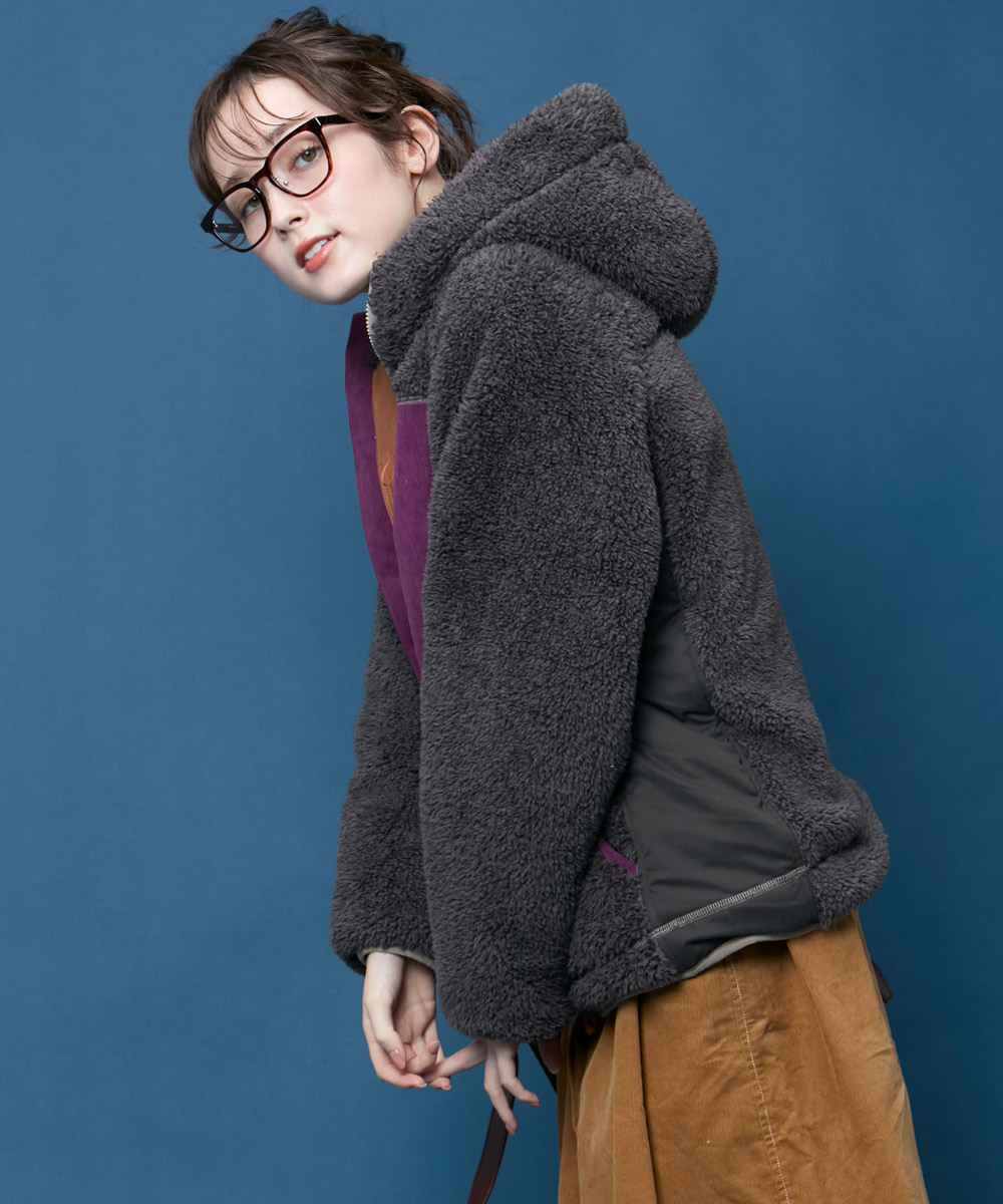 【予約販売※10月中旬以降お届け】クリフメイヤー[公式] シャギーボアフードJK LADYS W2614404
