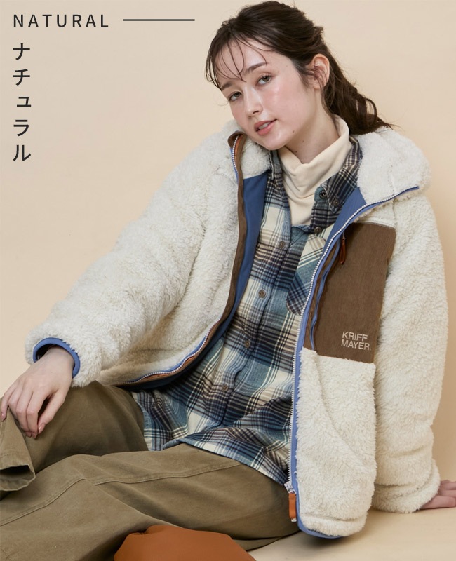 【予約販売※10月中旬以降お届け】クリフメイヤー[公式] シャギーボアフードJK LADYS W2614404