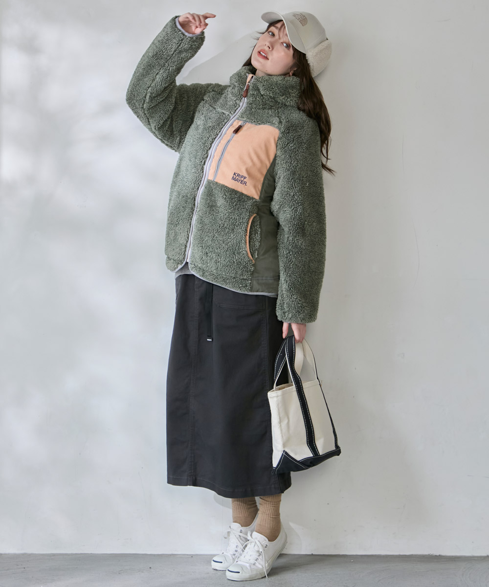 【予約販売※10月中旬以降お届け】クリフメイヤー[公式] シャギーボアフードJK LADYS W2614404