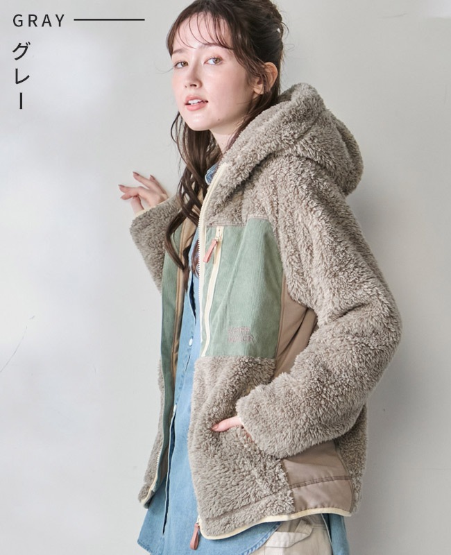 【予約販売※10月中旬以降お届け】クリフメイヤー[公式] シャギーボアフードJK LADYS W2614404
