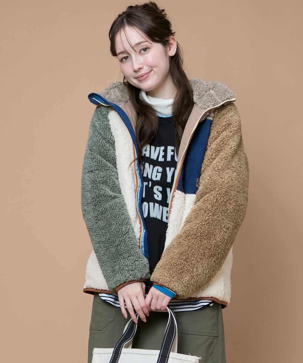 【予約販売※10月中旬以降お届け】クリフメイヤー[公式] シャギーボアフードJK LADYS W2614404