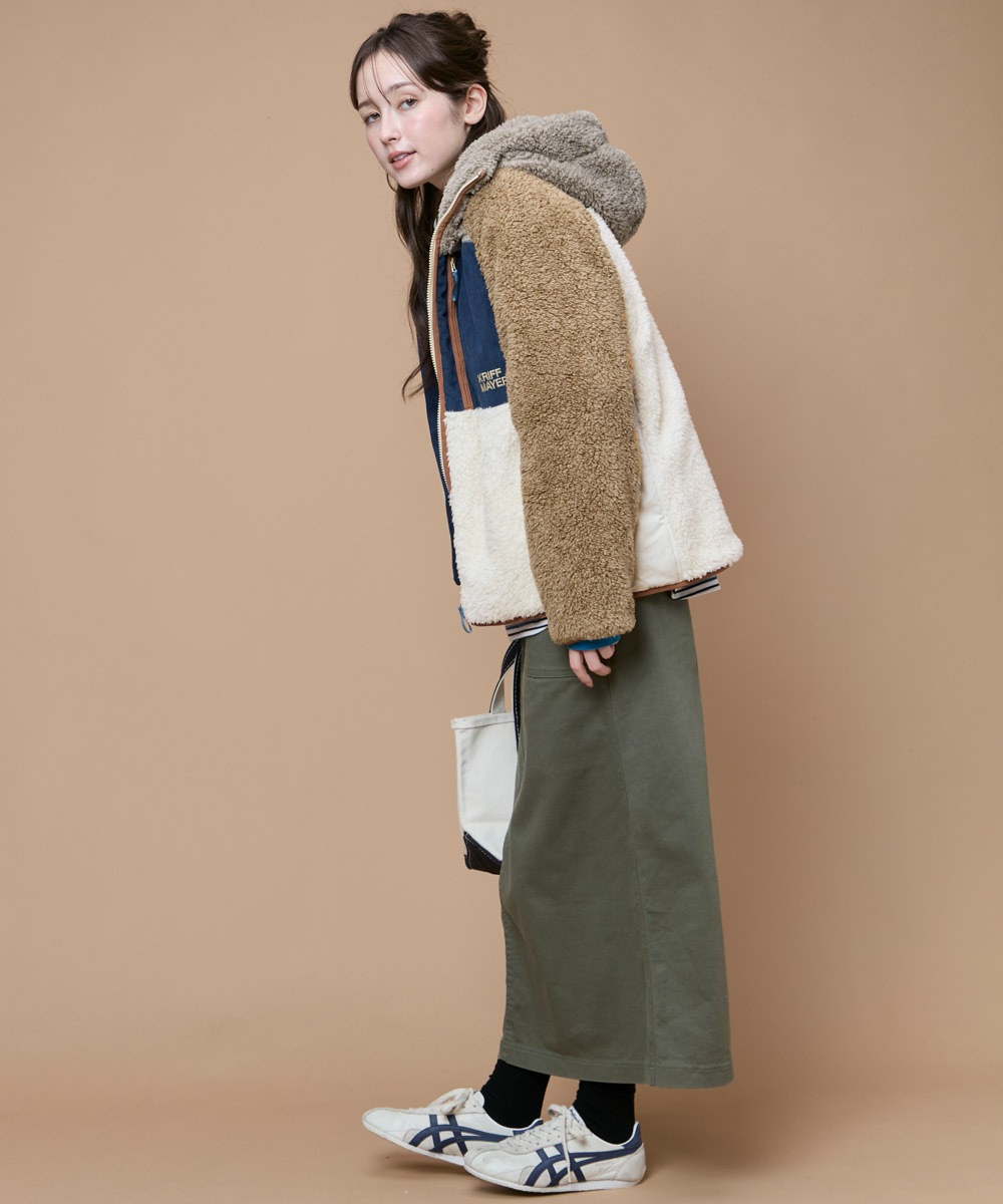 【予約販売※10月中旬以降お届け】クリフメイヤー[公式] シャギーボアフードJK LADYS W2614404