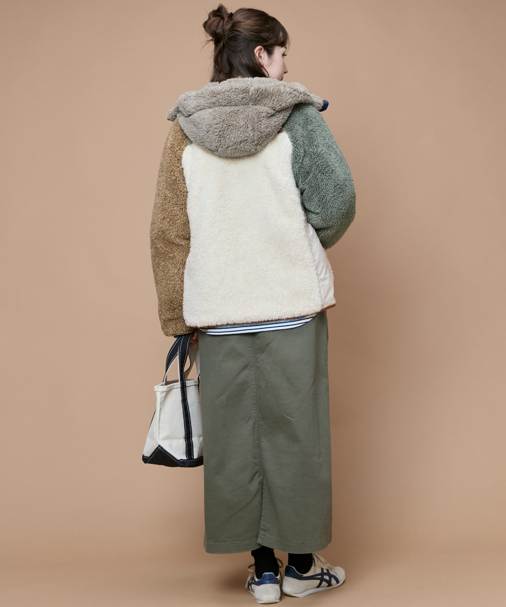 【予約販売※10月中旬以降お届け】クリフメイヤー[公式] シャギーボアフードJK LADYS W2614404