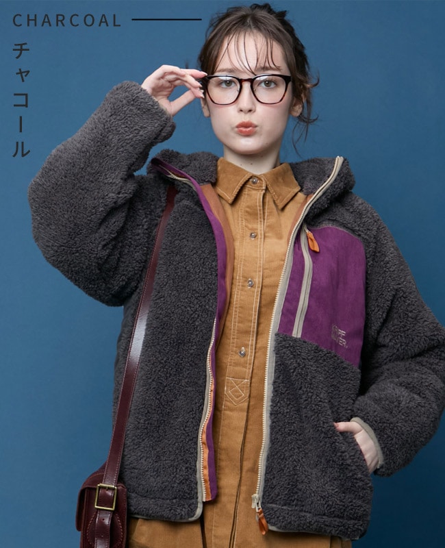 【予約販売※10月中旬以降お届け】クリフメイヤー[公式] シャギーボアフードJK LADYS W2614404